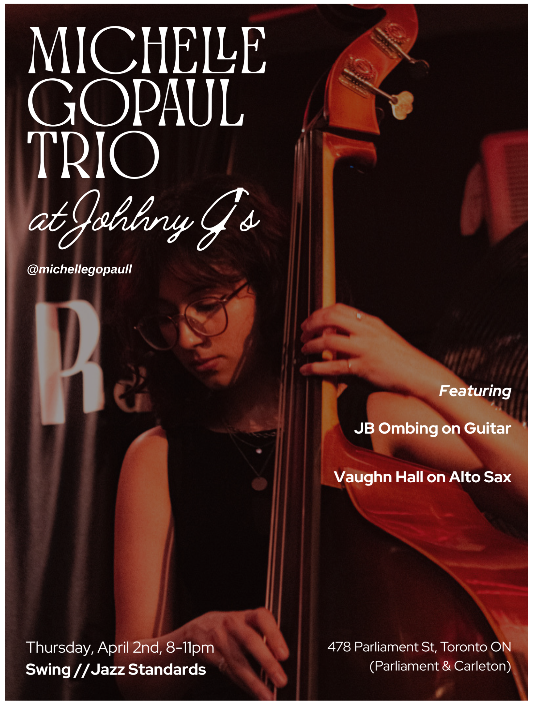 MICHELLE GOOPAUL TRIO