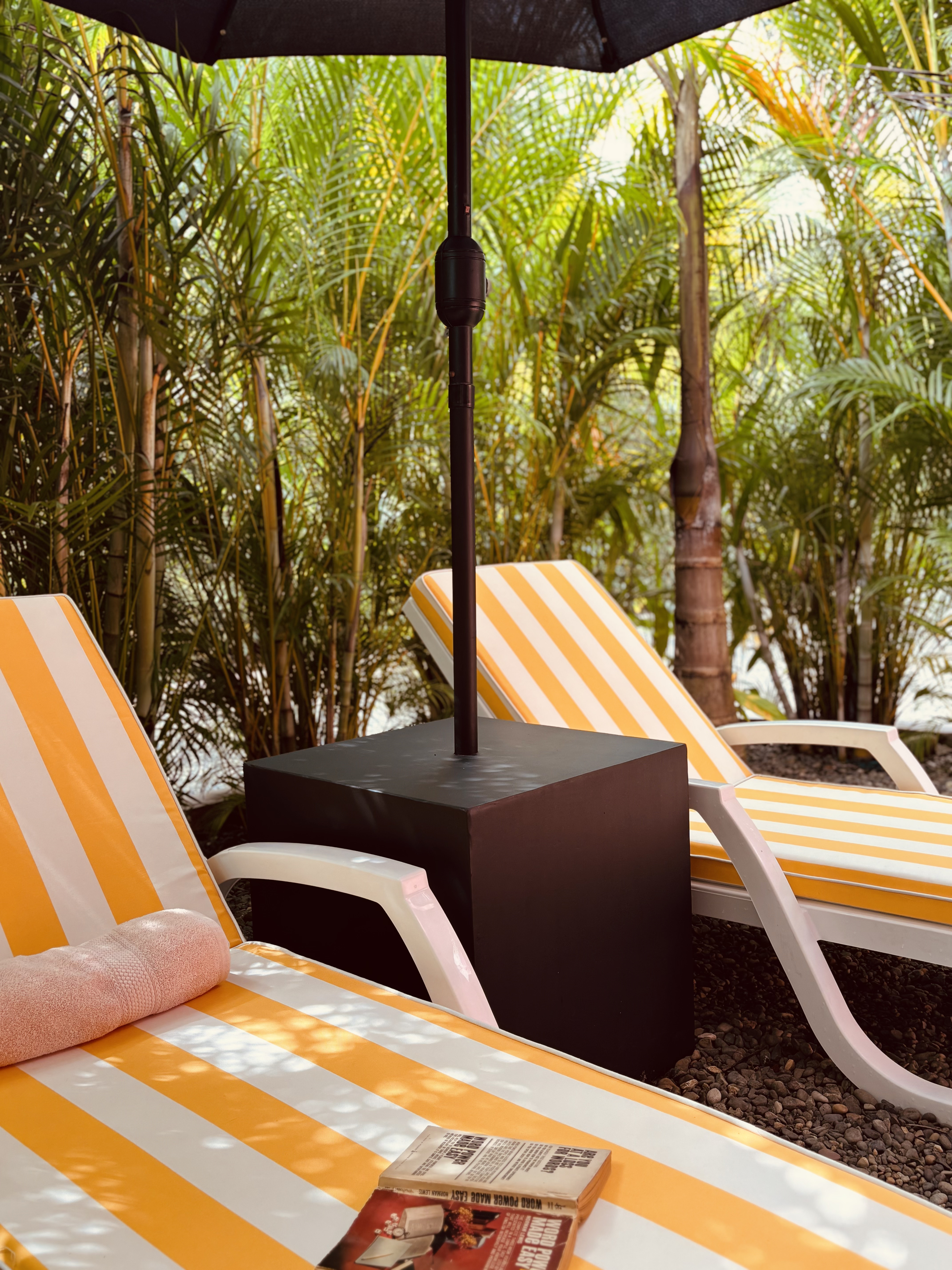 Outdoor lounge area
